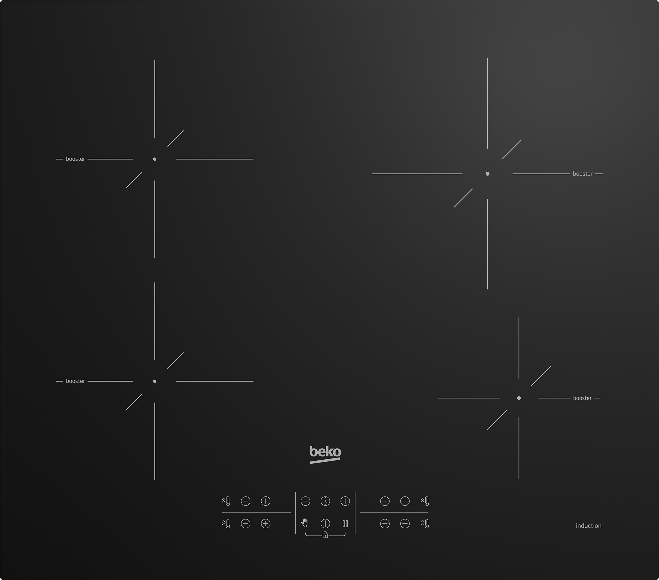 Beko HII64200SMT Inductie Inbouw Kookplaat 60 cm — Beko uit voorraad