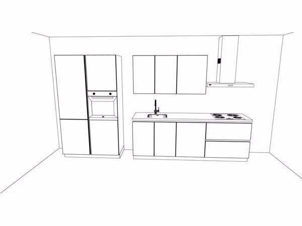Häcker Concept 130 Comet geplamuurde beton grafiet rechte keuken - Häcker Concept 130 Keukens keukens | afbeelding 7 van 17
