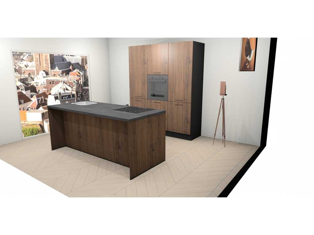 Häcker Concept - Bali notenhout - Eiland - Häcker Keukens keukens | afbeelding 4 van 20