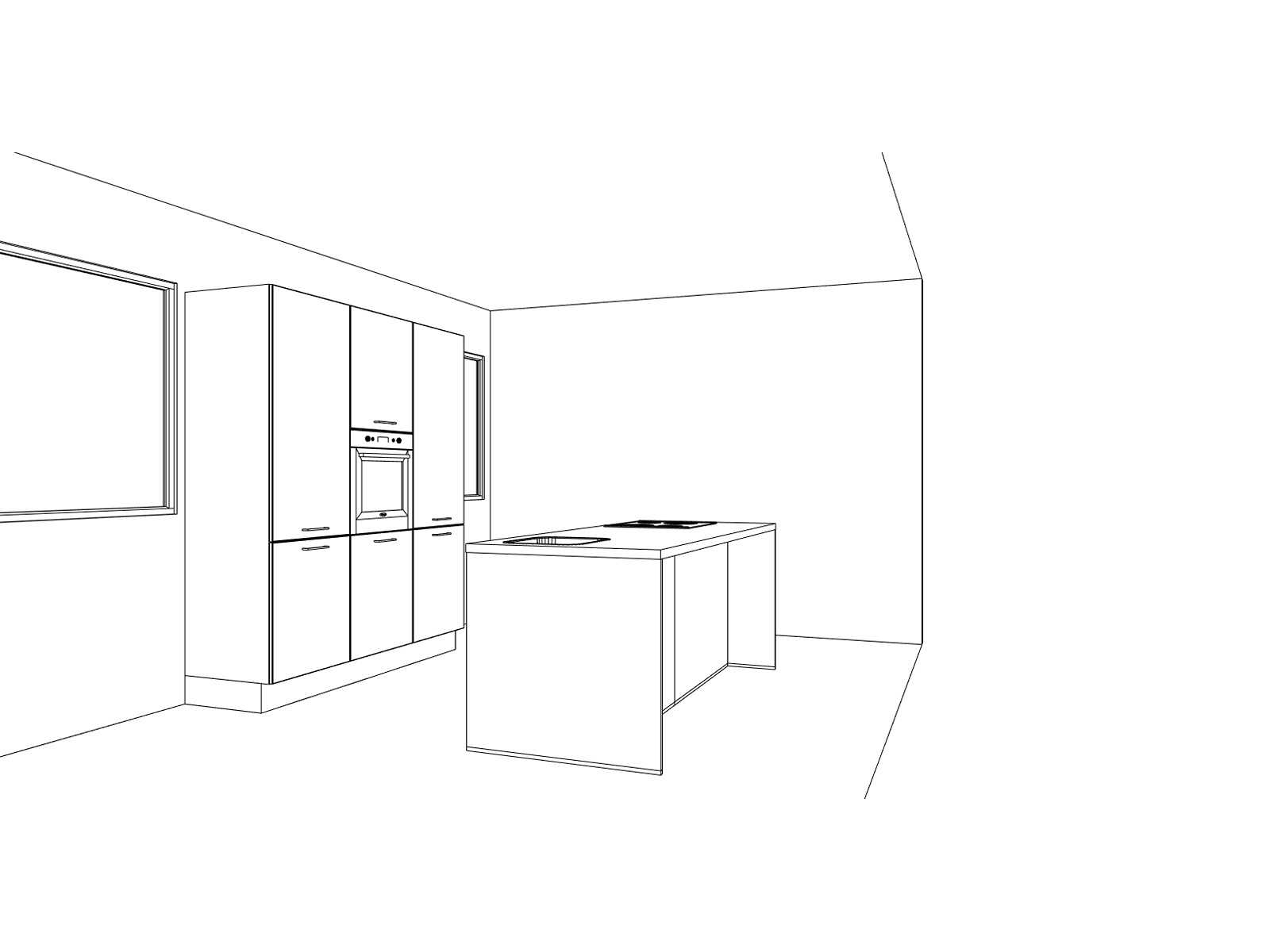 Häcker Concept Comet geplamuurde beton zwart Eiland - Häcker Concept Keukens keukens | afbeelding 12 van 31