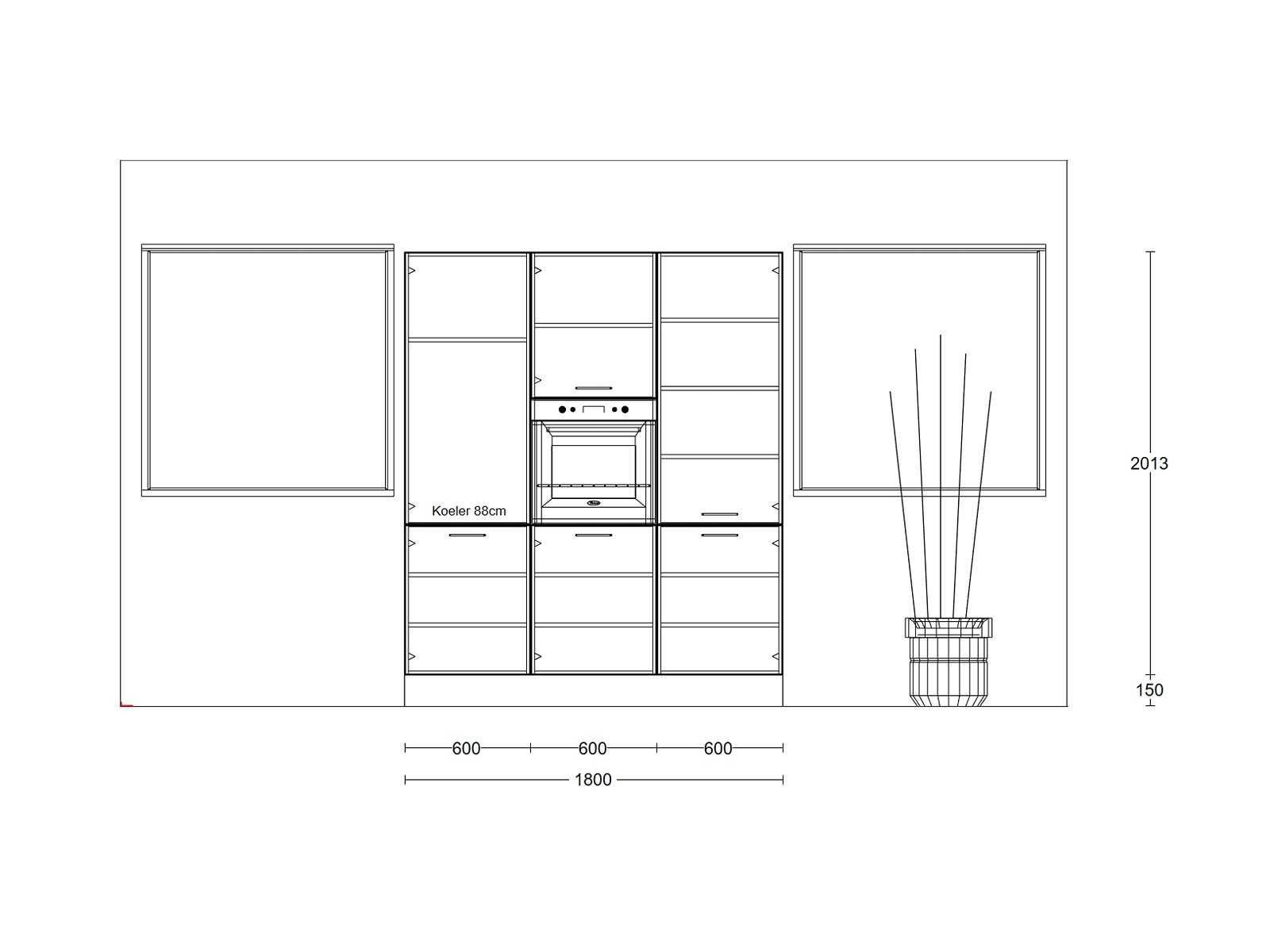 Häcker Concept Comet geplamuurde beton zwart Eiland - Häcker Concept Keukens keukens | afbeelding 17 van 31