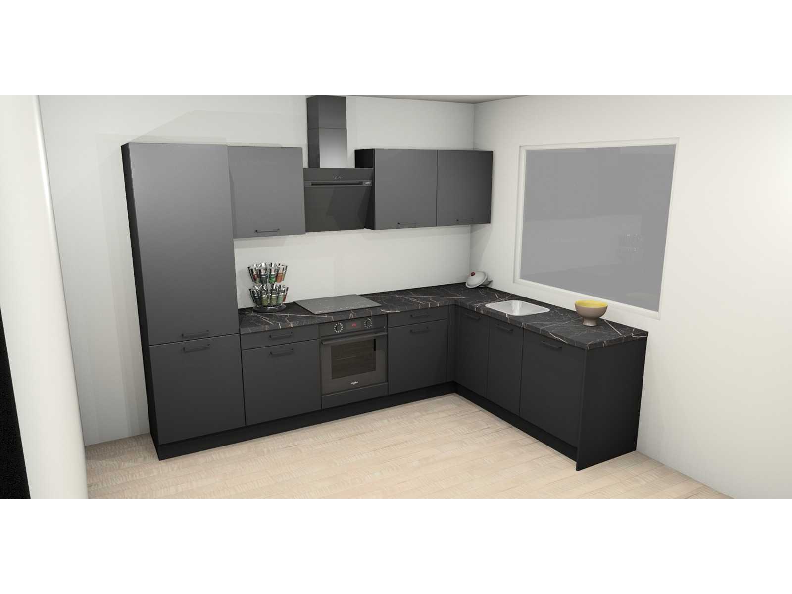 Häcker Concept Topsoft Zwart mat Hoek - Häcker Concept Keukens keukens | afbeelding 2 van 27