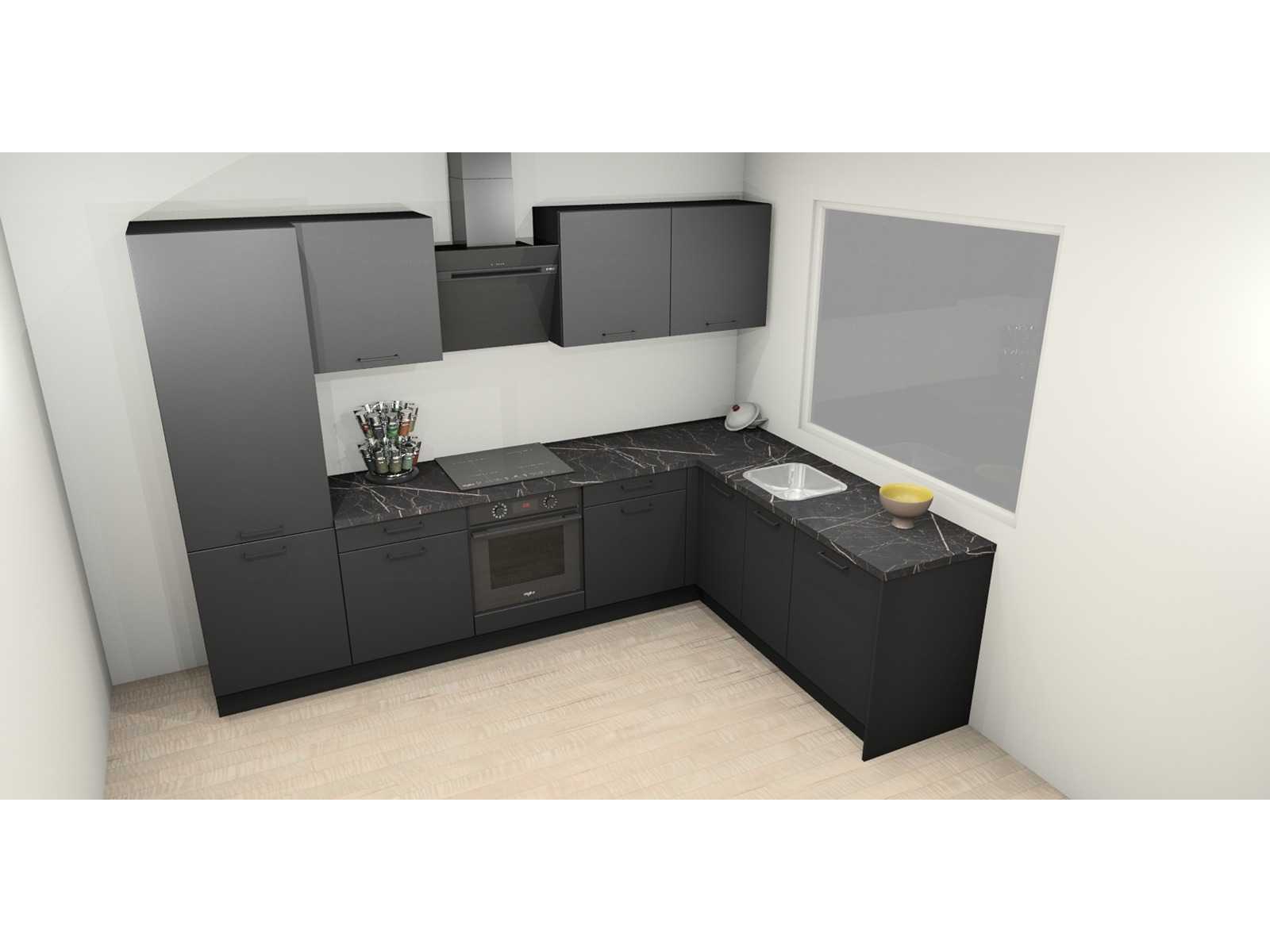 Häcker Concept Topsoft Zwart mat Hoek - Häcker Concept Keukens keukens | afbeelding 7 van 27