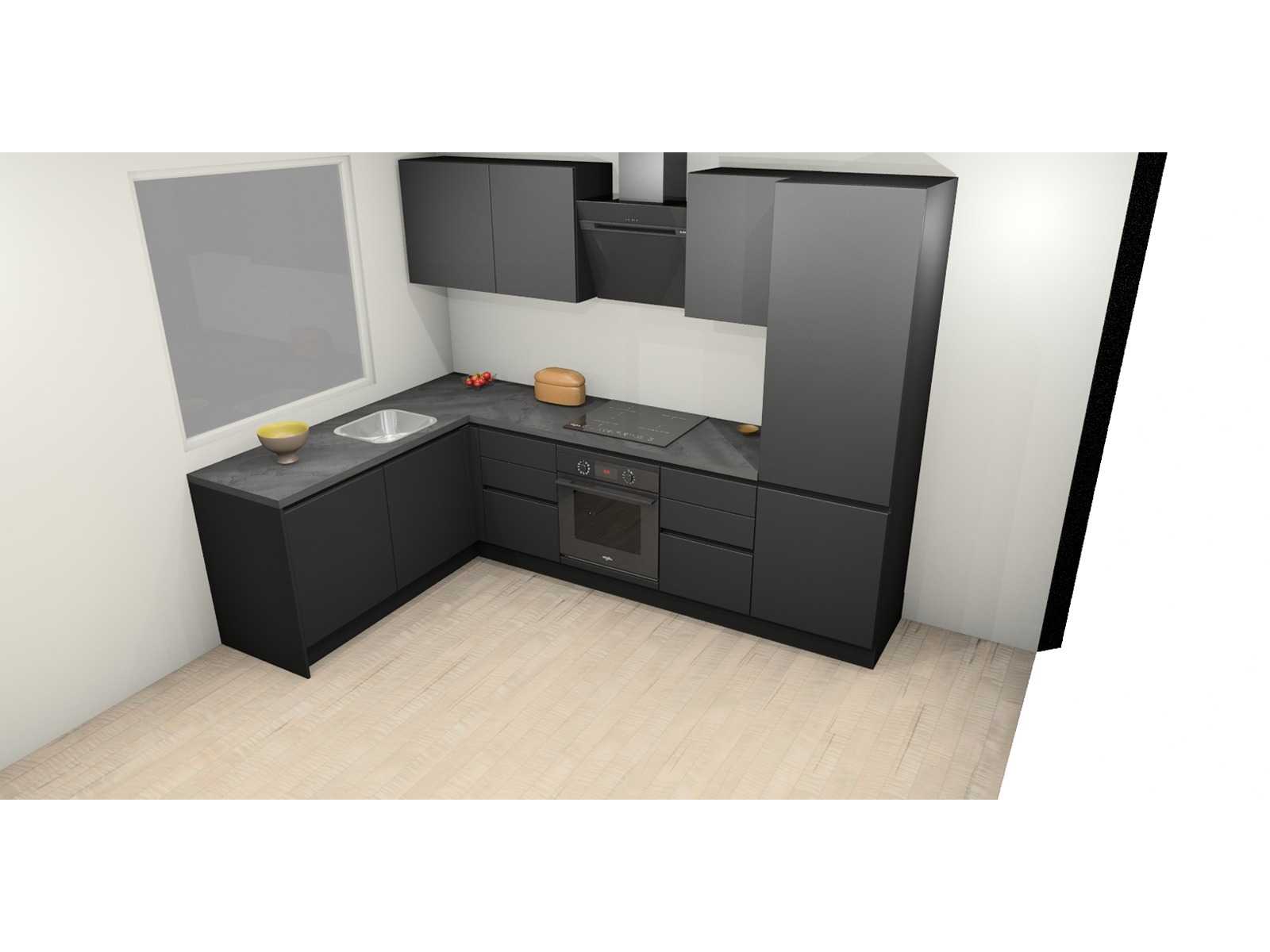 Häcker Concept Topsoft Zwart mat Hoek - Häcker Concept Keukens keukens | afbeelding 3 van 33