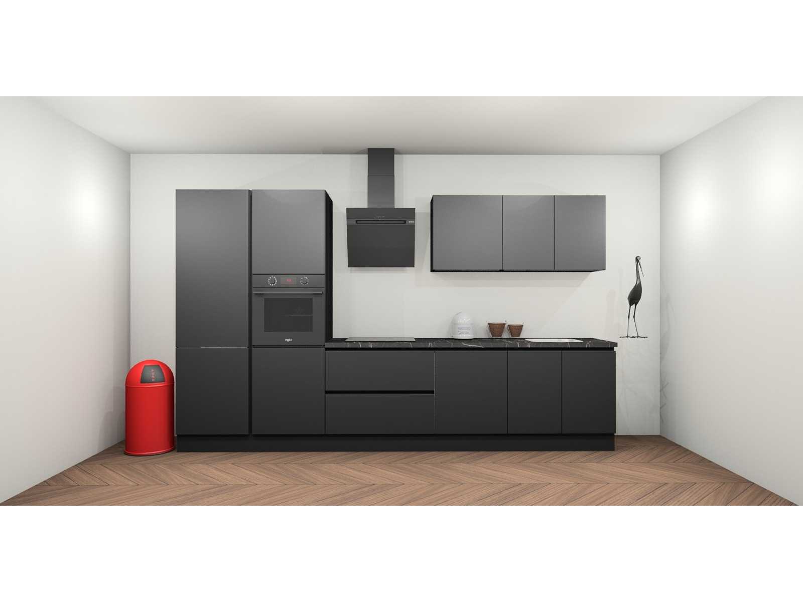 Häcker Concept Topsoft Zwart mat Recht - Häcker Concept Keukens keukens | afbeelding 2 van 29