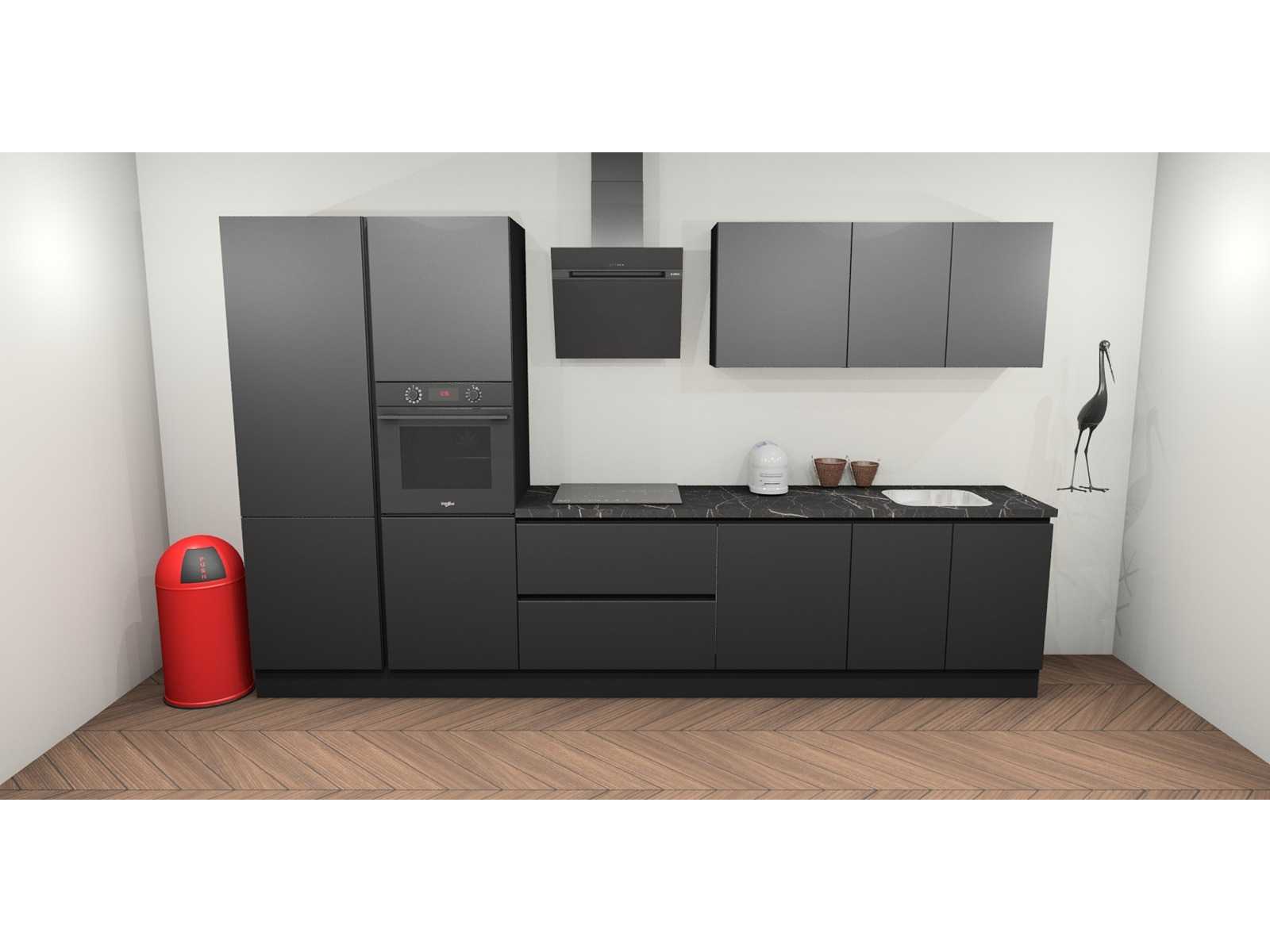 Häcker Concept Topsoft Zwart mat Recht - Häcker Concept Keukens keukens | afbeelding 3 van 29