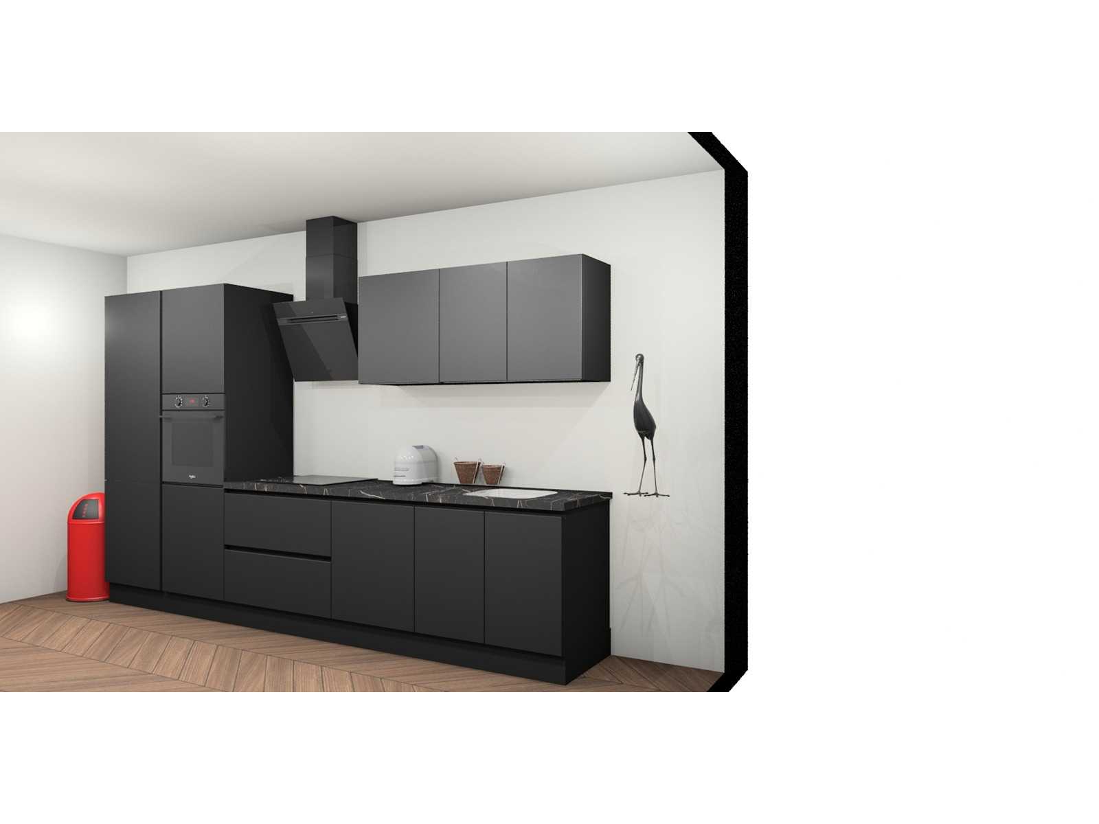Häcker Concept Topsoft Zwart mat Recht - Häcker Concept Keukens keukens | afbeelding 6 van 29