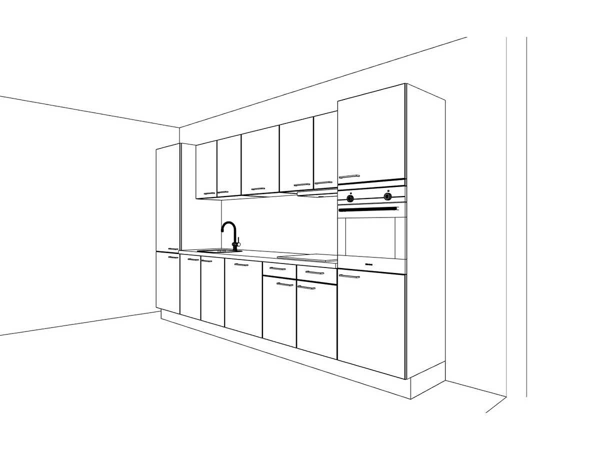 Häcker Concept130 SCALA Olijfgroen Keukenopstelling - Häcker Keukens keukens | afbeelding 10 van 17