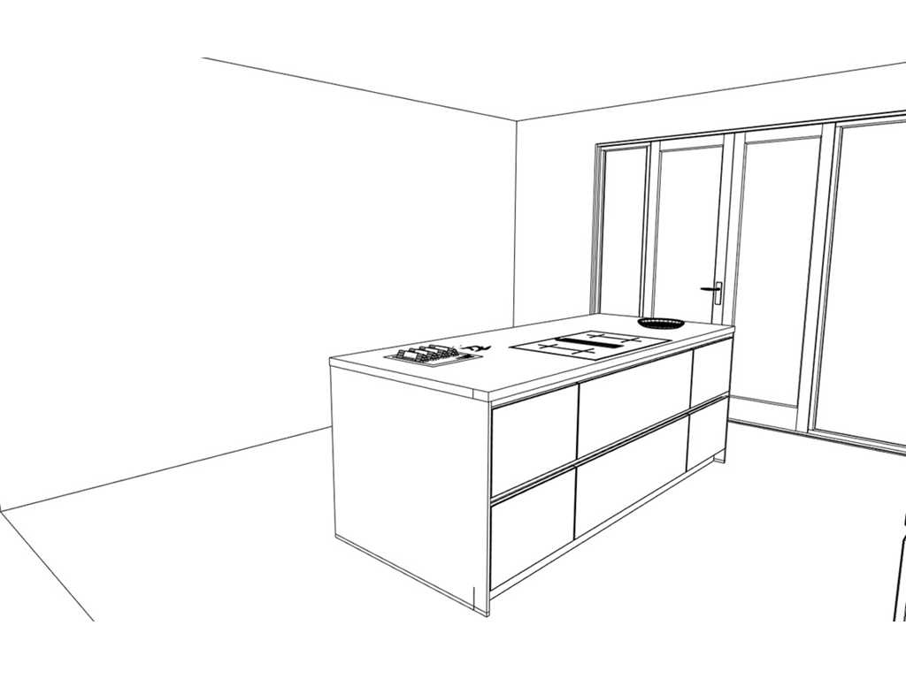 Häcker Concept130 TOP SOFT-GL grafiet mat lak Eiland keuken - Häcker Keukens keukens | afbeelding 16 van 20