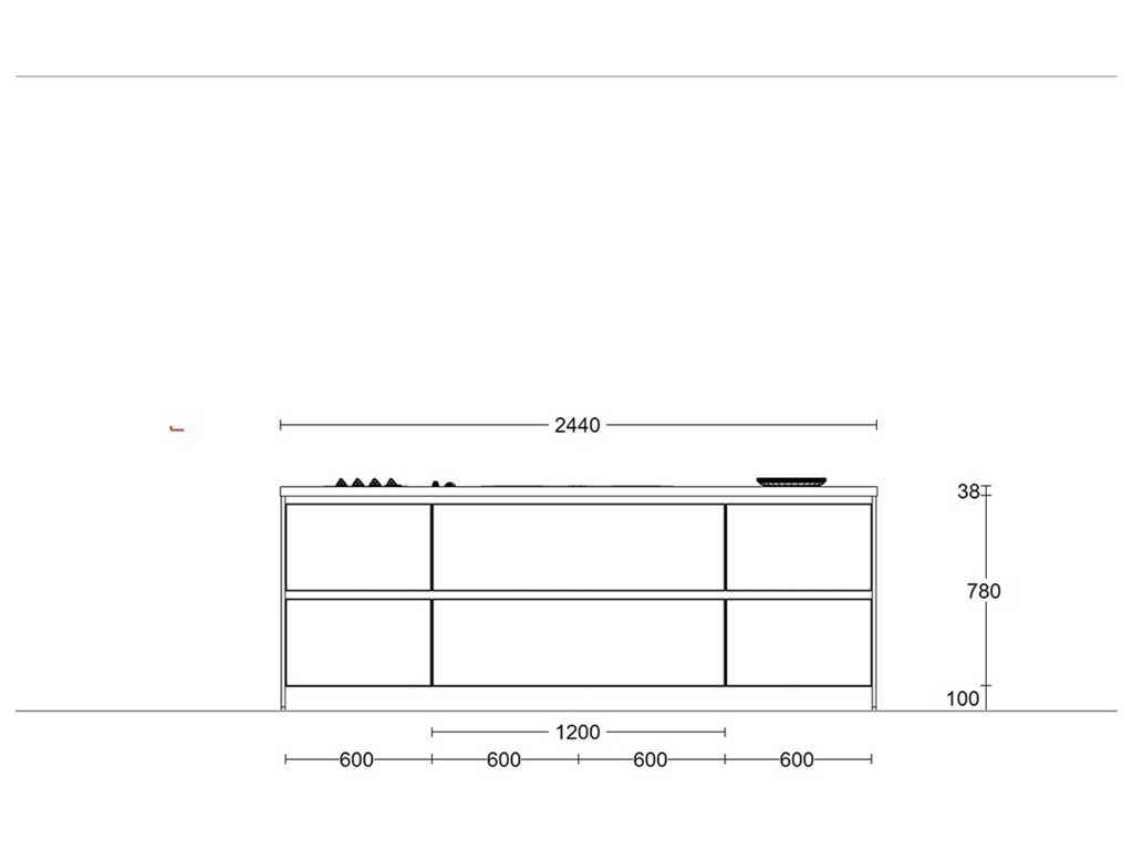 Häcker Concept130 TOP SOFT-GL grafiet mat lak Eiland keuken - Häcker Keukens keukens | afbeelding 20 van 20