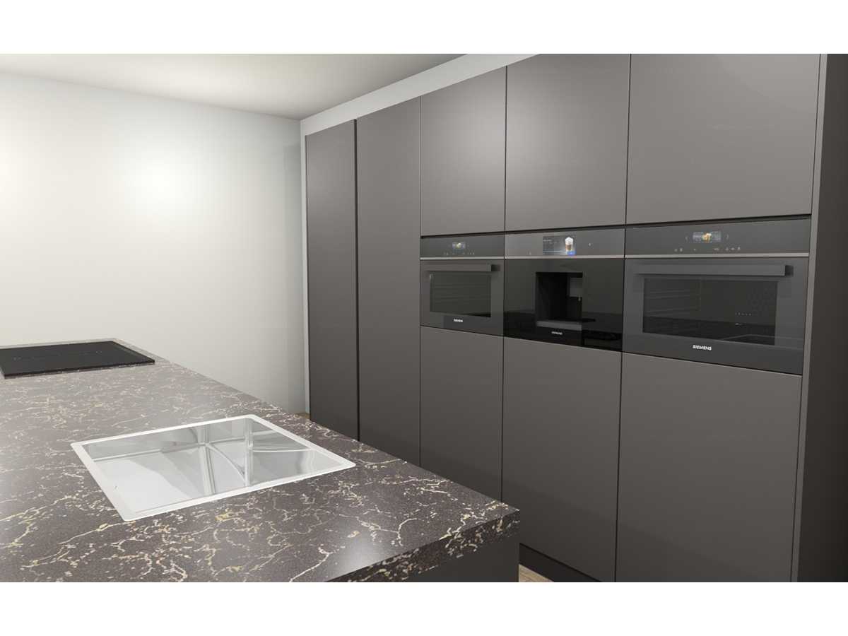 Häcker Concept130 Topsoft mat lak grafiet Eiland keuken - Häcker Keukens keukens | afbeelding 5 van 26