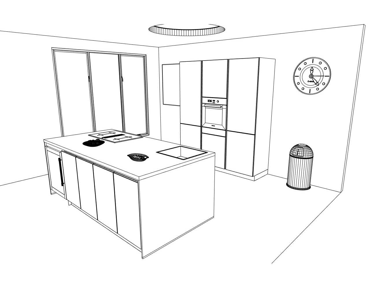 Häcker Concept130 Topsoft mat parelgrijs lak eiland keuken - Häcker Keukens keukens | afbeelding 22 van 33