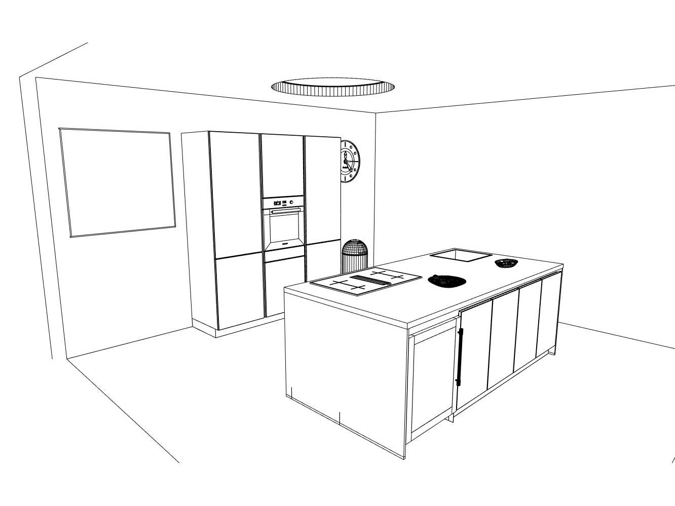 Häcker Concept130 Topsoft mat parelgrijs lak eiland keuken - Häcker Keukens keukens | afbeelding 24 van 33