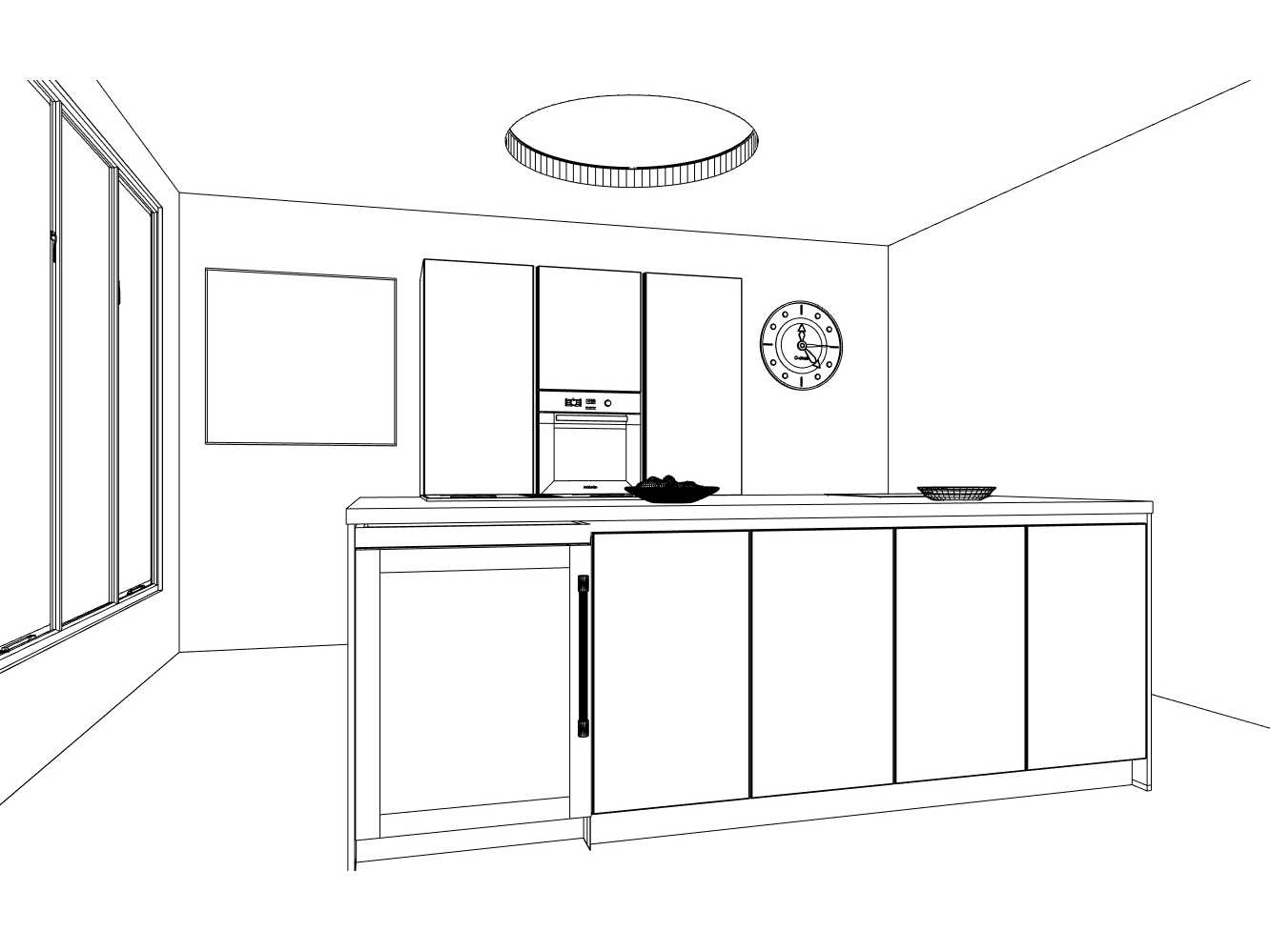 Häcker Concept130 Topsoft mat parelgrijs lak eiland keuken - Häcker Keukens keukens | afbeelding 25 van 33