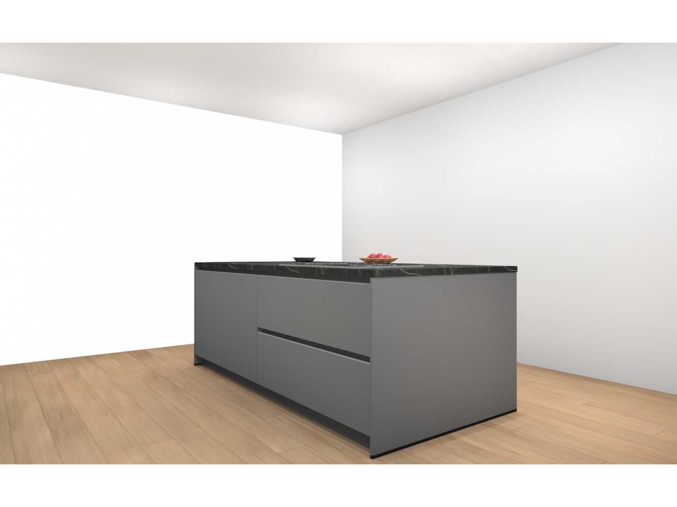 Häcker Concept130 Topsoft mat parelgrijs lak eiland keuken - Häcker Keukens keukens | afbeelding 8 van 33