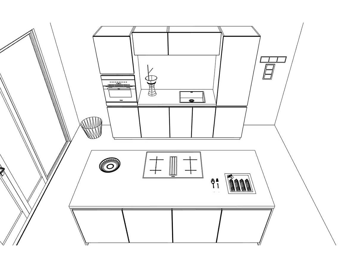 Häcker Concept130 Topsoft mat satijn lak eiland keuken - Häcker Concept130 Keukens keukens | afbeelding 14 van 31