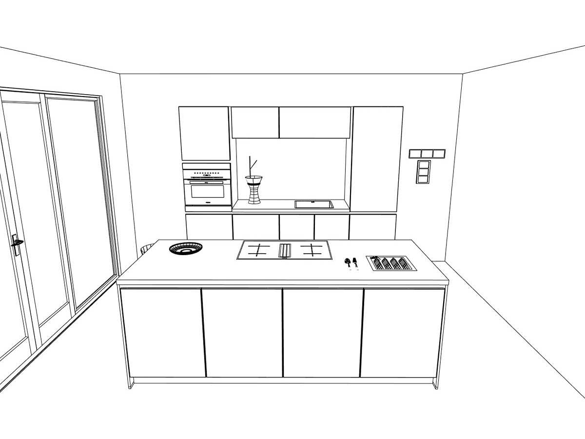Häcker Concept130 Topsoft mat satijn lak eiland keuken - Häcker Concept130 Keukens keukens | afbeelding 15 van 31
