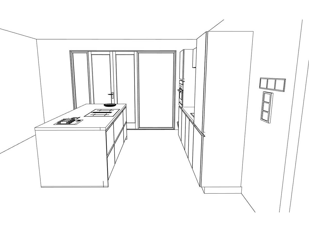 Häcker Concept130 Topsoft mat satijn lak eiland keuken - Häcker Concept130 Keukens keukens | afbeelding 17 van 31