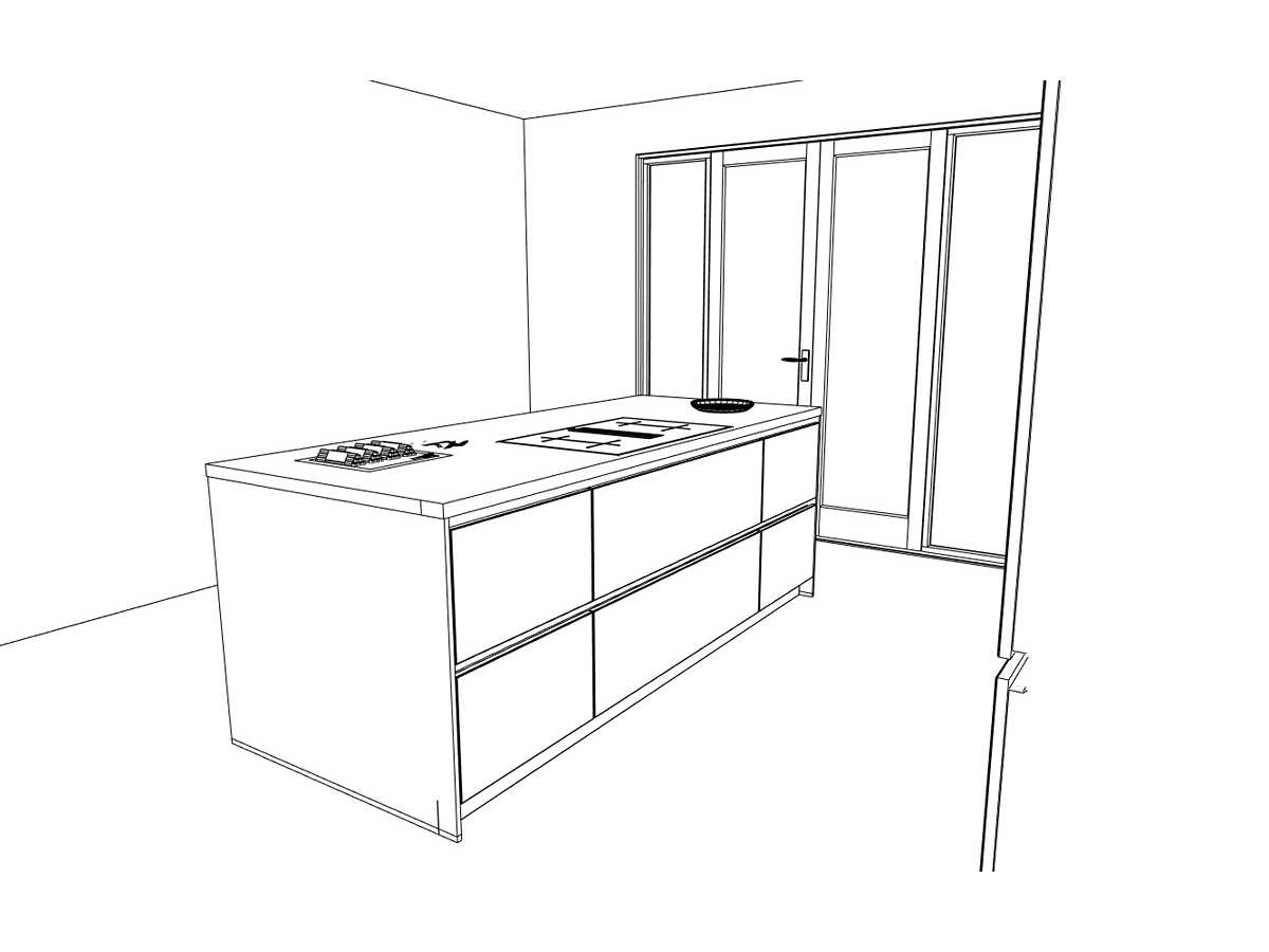 Häcker Concept130 Topsoft mat satijn lak eiland keuken - Häcker Concept130 Keukens keukens | afbeelding 18 van 31