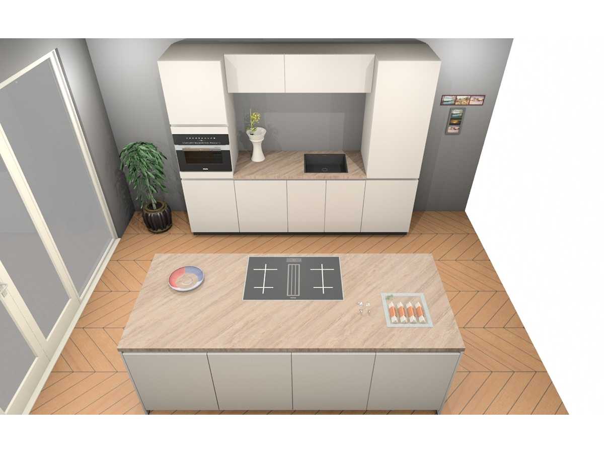 Häcker Concept130 Topsoft mat satijn lak eiland keuken - Häcker Concept130 Keukens keukens | afbeelding 2 van 31