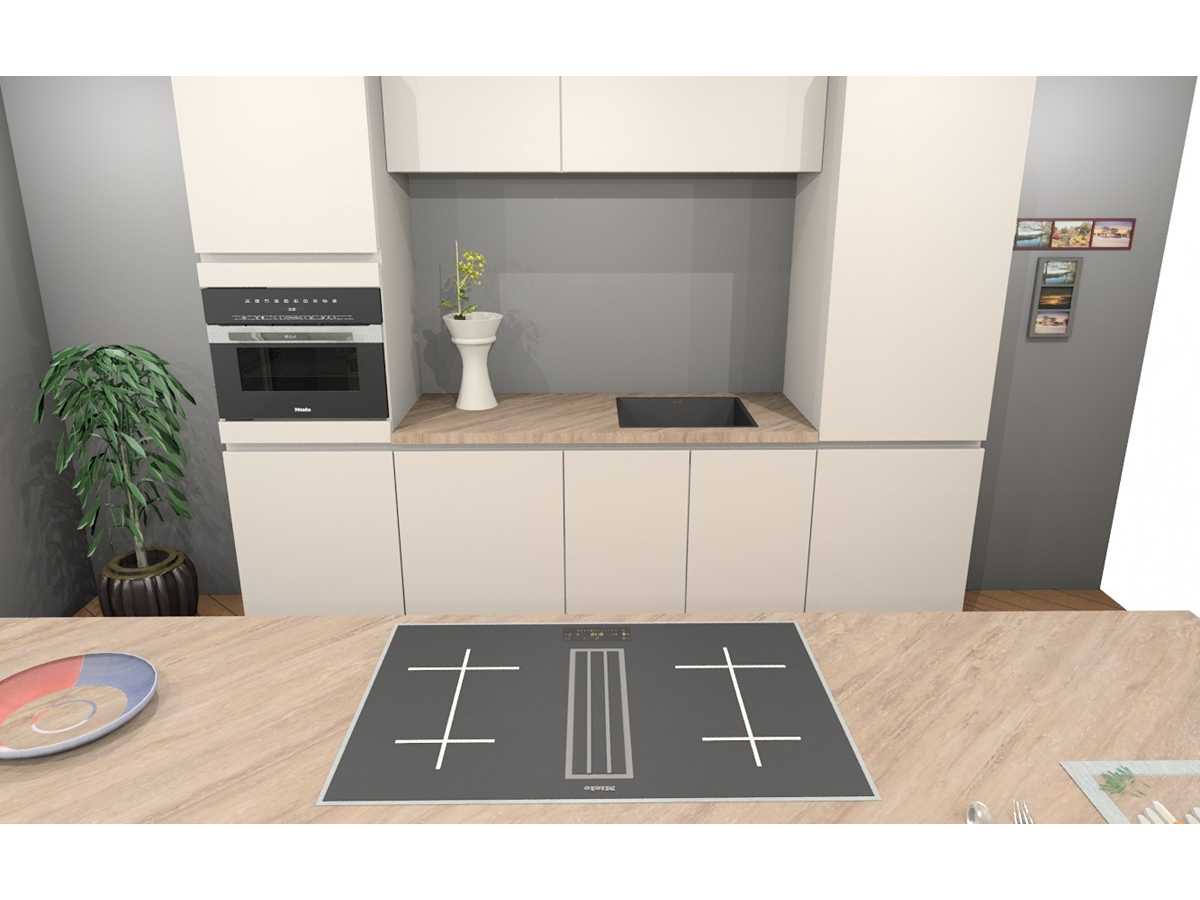 Häcker Concept130 Topsoft mat satijn lak eiland keuken - Häcker Concept130 Keukens keukens | afbeelding 3 van 31