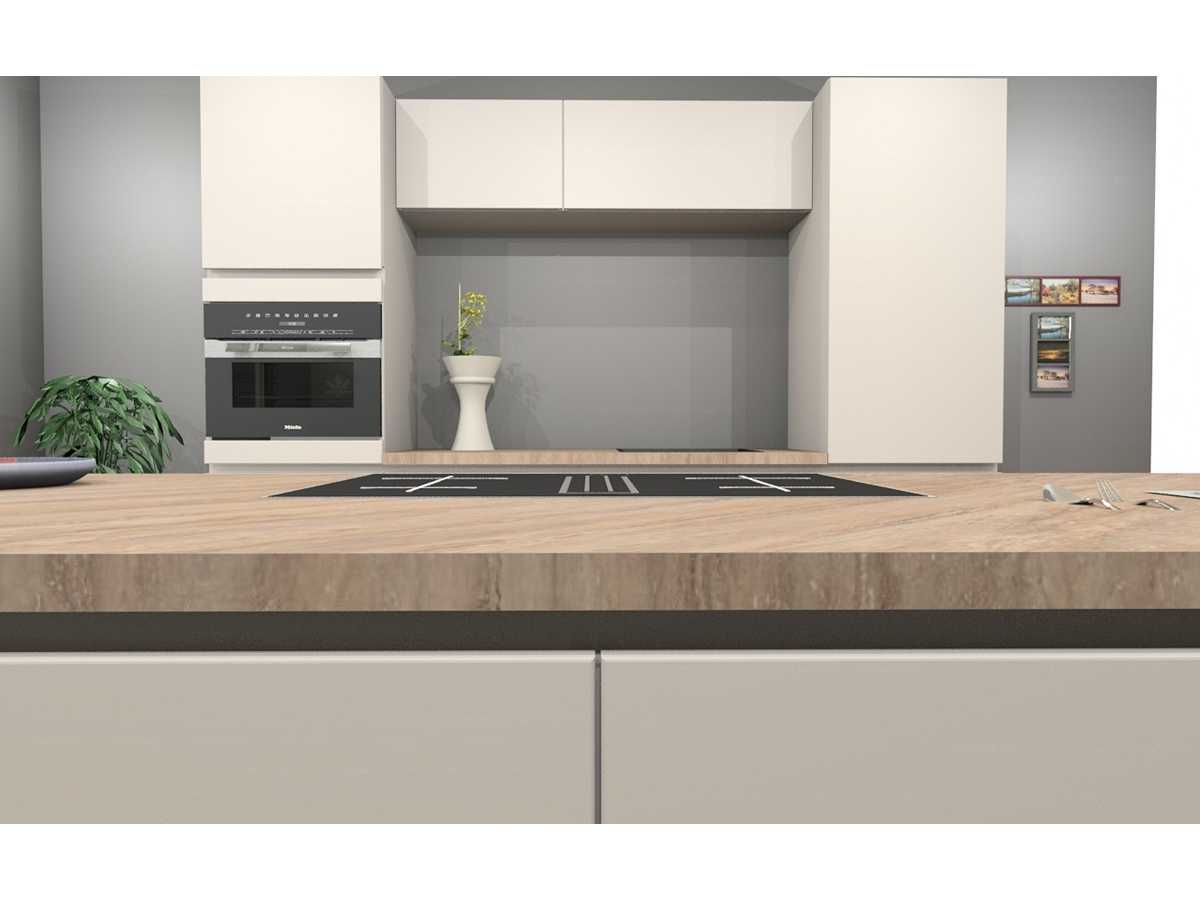 Häcker Concept130 Topsoft mat satijn lak eiland keuken - Häcker Concept130 Keukens keukens | afbeelding 4 van 31