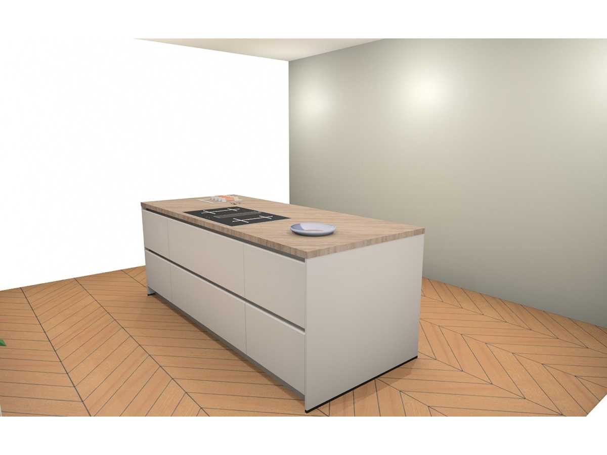 Häcker Concept130 Topsoft mat satijn lak eiland keuken - Häcker Concept130 Keukens keukens | afbeelding 9 van 31