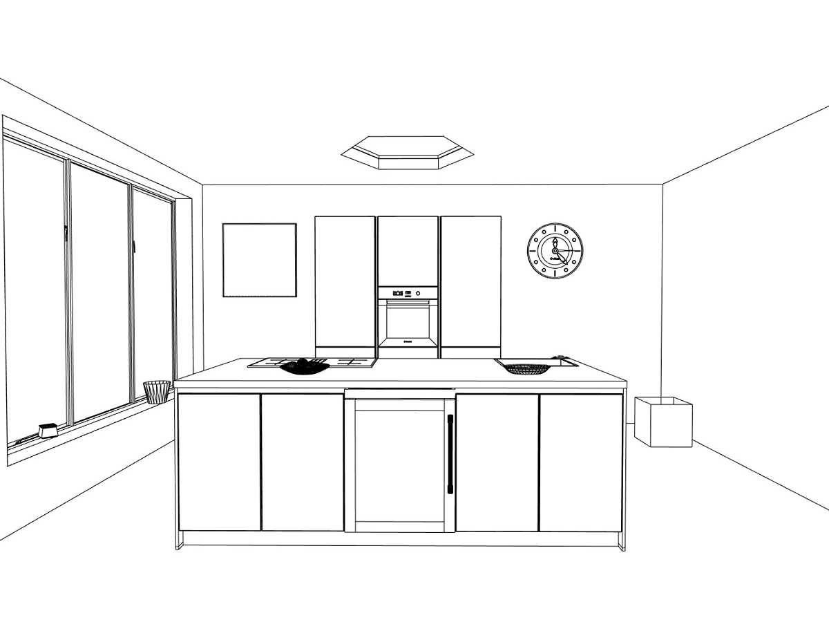 Häcker Concept130 Topsoft mat wit lak eiland keuken - Häcker Keukens keukens | afbeelding 22 van 31