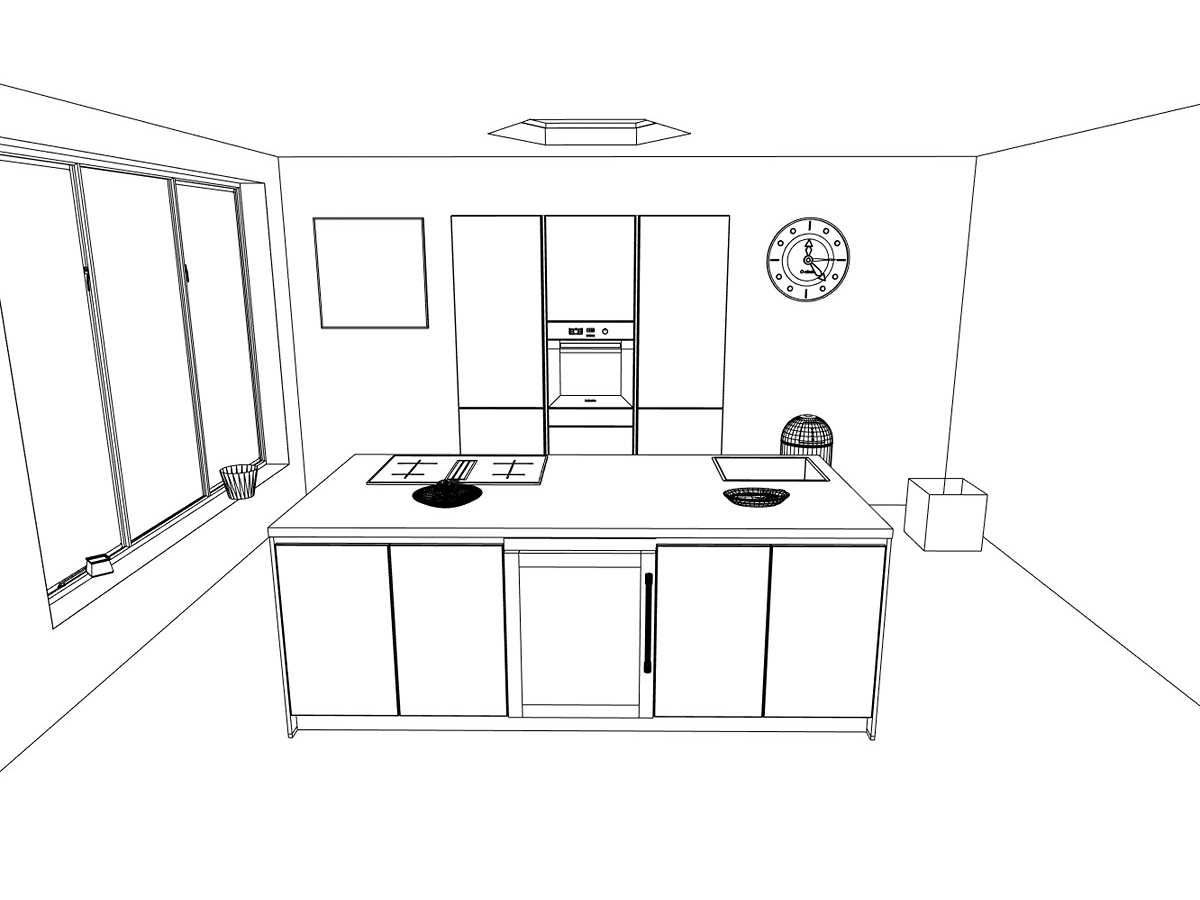 Häcker Concept130 Topsoft mat wit lak eiland keuken - Häcker Keukens keukens | afbeelding 25 van 31