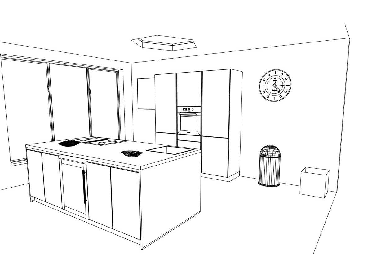 Häcker Concept130 Topsoft mat wit lak eiland keuken - Häcker Keukens keukens | afbeelding 26 van 31