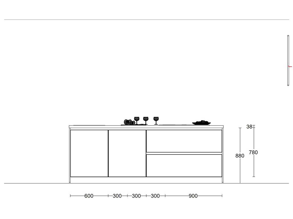 Häcker Concept130 Topsoft mat zwart lak Eiland - Häcker Concept130 Keukens keukens | afbeelding 19 van 29