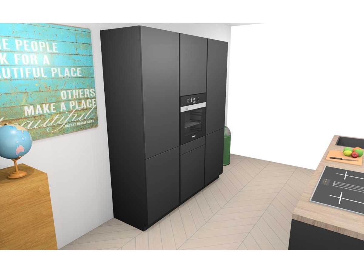 Häcker Concept130 Topsoft mat zwart lak Eiland - Häcker Concept130 Keukens keukens | afbeelding 8 van 29