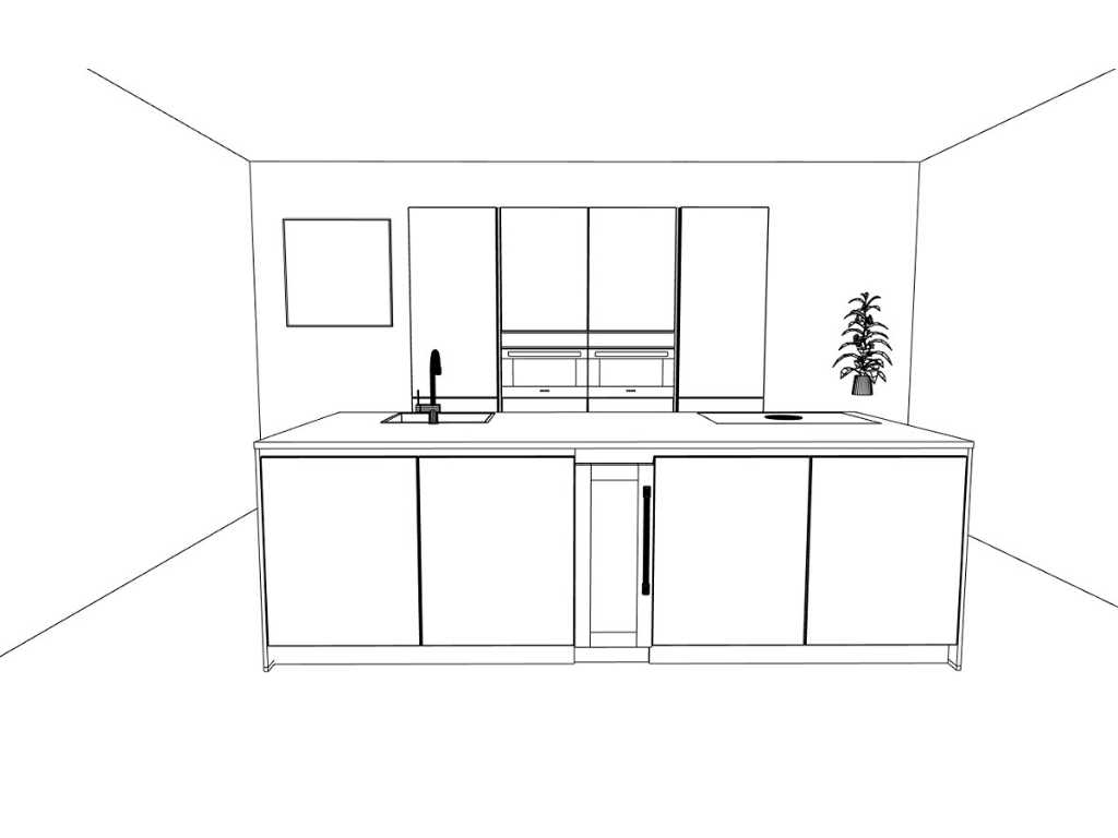 Häcker Concept130 TopSoft parelgrijs mat Eiland keuken - Häcker Keukens keukens | afbeelding 12 van 20