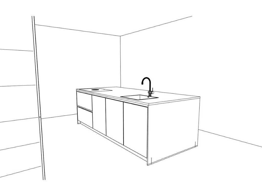 Häcker Concept130 TopSoft parelgrijs mat Eiland keuken - Häcker Keukens keukens | afbeelding 14 van 20