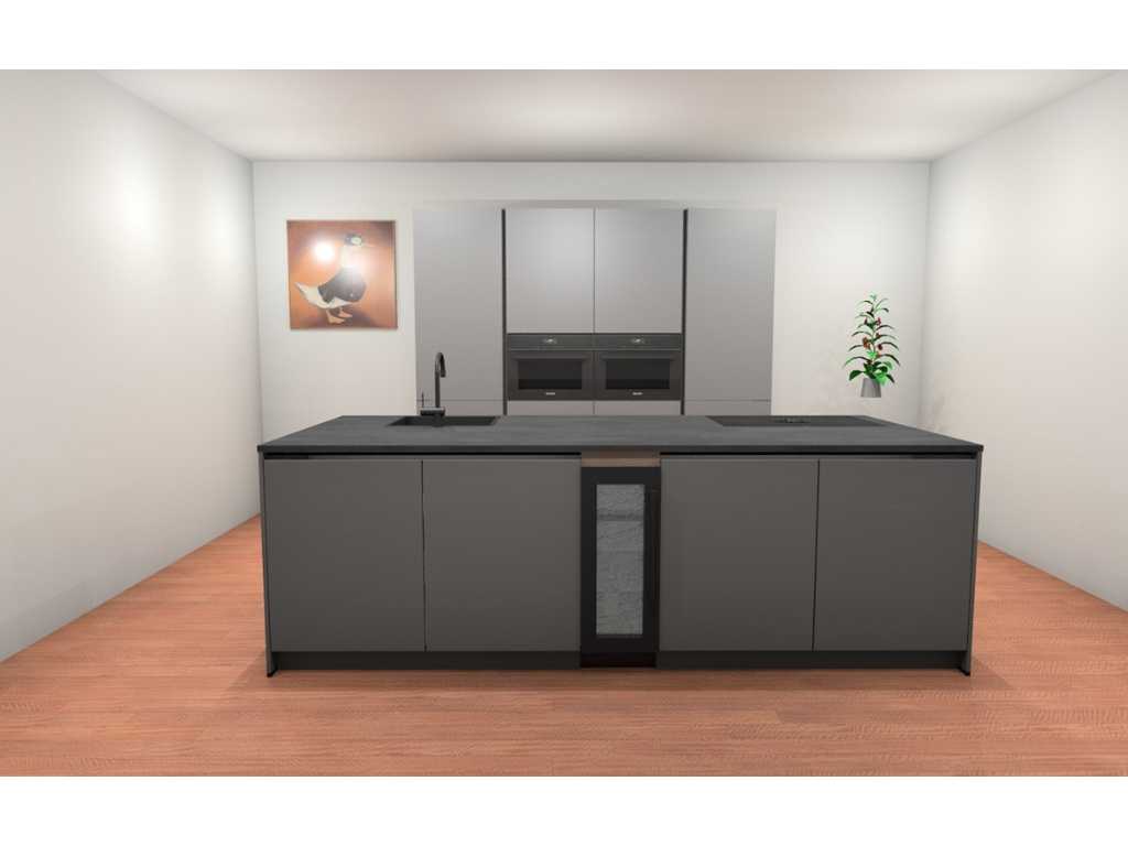 Häcker Concept130 TopSoft parelgrijs mat Eiland keuken - Häcker Keukens keukens | afbeelding 2 van 20