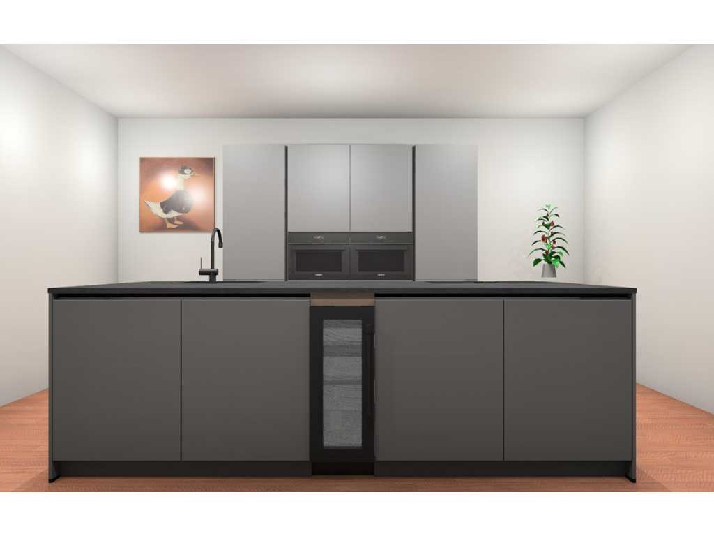 Häcker Concept130 TopSoft parelgrijs mat Eiland keuken - Häcker Keukens keukens | afbeelding 3 van 20