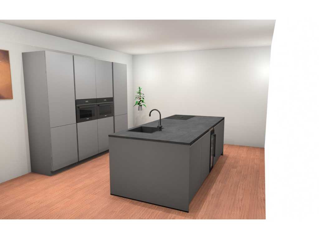 Häcker Concept130 TopSoft parelgrijs mat Eiland keuken - Häcker Keukens keukens | afbeelding 5 van 20