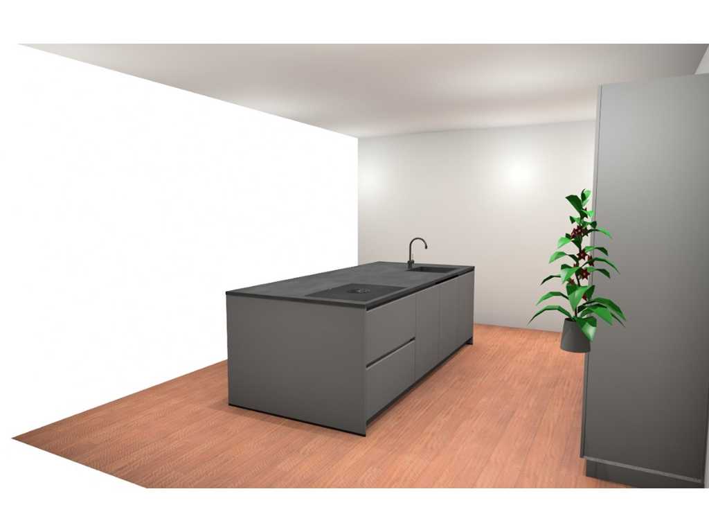 Häcker Concept130 TopSoft parelgrijs mat Eiland keuken - Häcker Keukens keukens | afbeelding 8 van 20