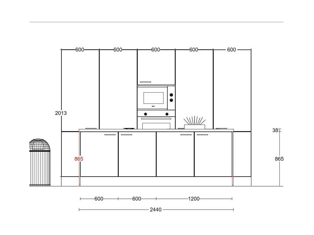 Häcker Concept130  Topsoft zwart mat  eiland - Häcker Concept130 Keukens keukens | afbeelding 21 van 23