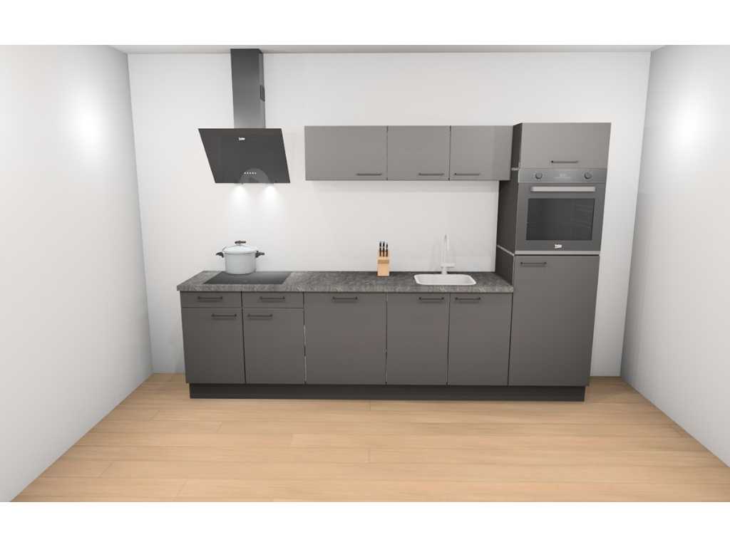 Häcker Concept130 UNO grafiet mat recht keuken - Häcker Keukens keukens | afbeelding 17 van 20