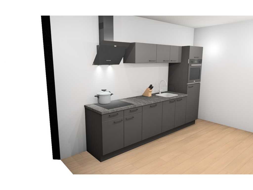 Häcker Concept130 UNO grafiet mat recht keuken - Häcker Keukens keukens | afbeelding 18 van 20