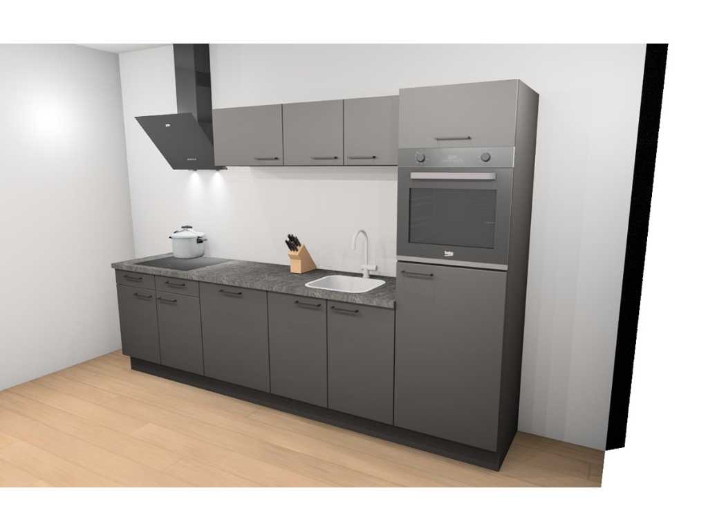 Häcker Concept130 UNO grafiet mat recht keuken - Häcker Keukens keukens | afbeelding 19 van 20