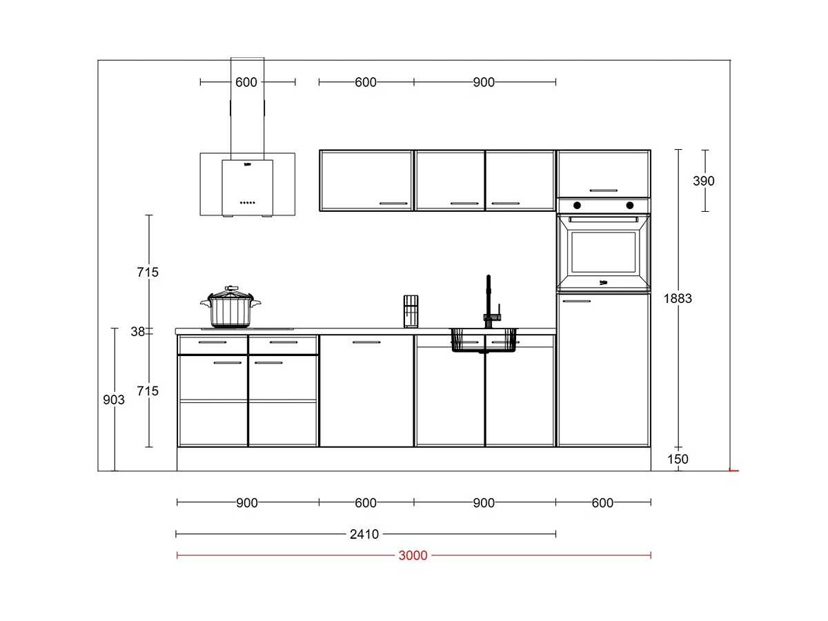 Häcker Concept130 UNO Zwart mat recht keuken - Häcker Keukens keukens | afbeelding 11 van 22