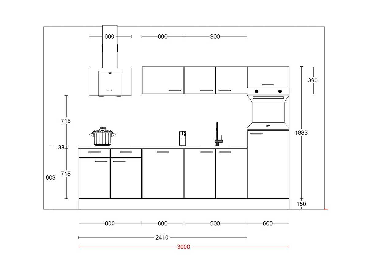 Häcker Concept130 UNO Zwart mat recht keuken - Häcker Keukens keukens | afbeelding 12 van 22