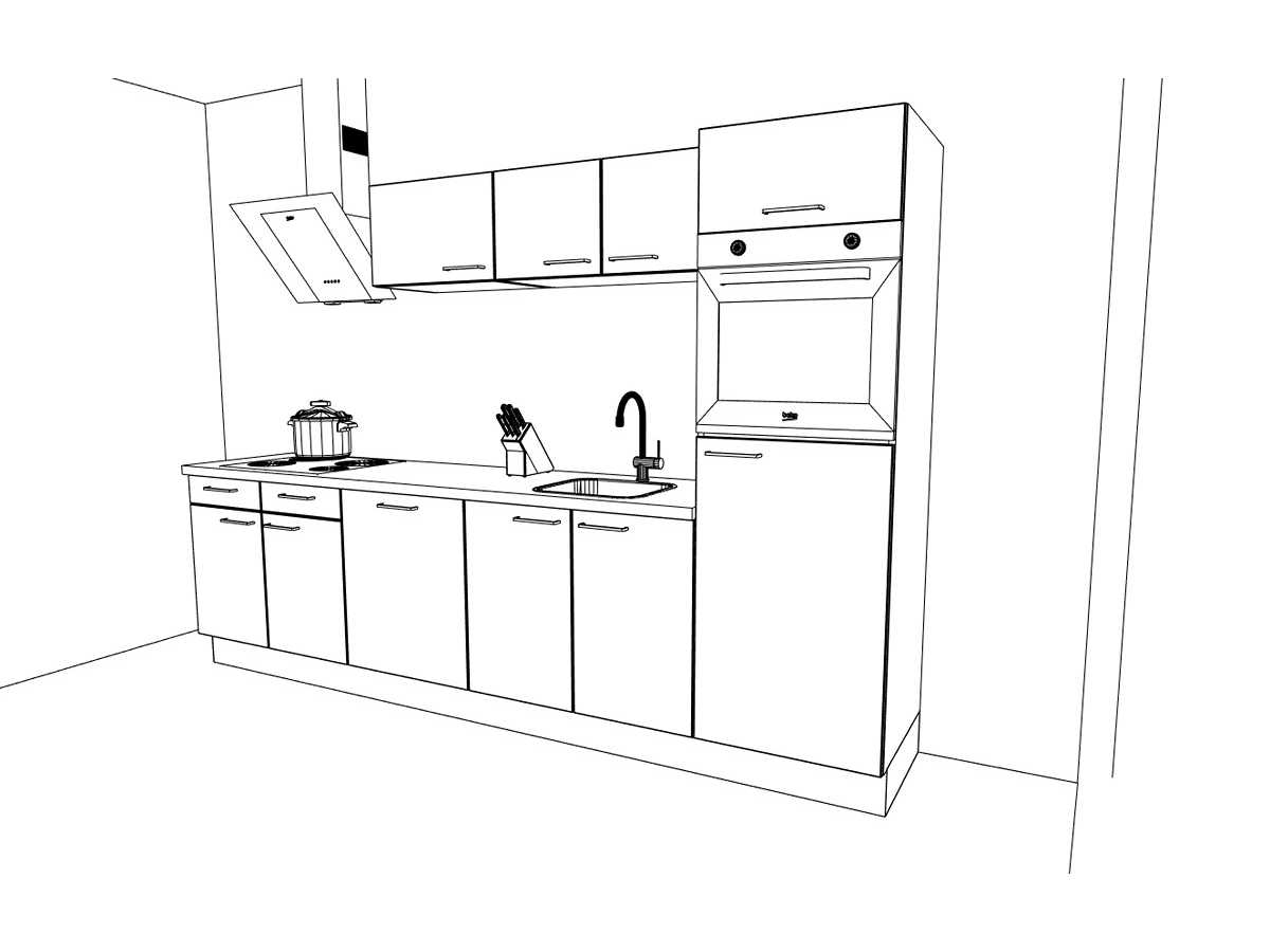 Häcker Concept130 UNO Zwart mat recht keuken - Häcker Keukens keukens | afbeelding 16 van 22