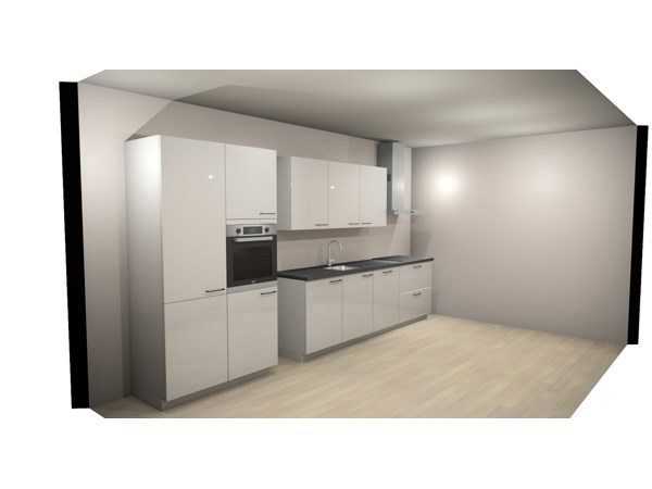 Häcker Concept130 wit hoogglans recht opgestelde keuken - Häcker Keukens keukens | afbeelding 3 van 20