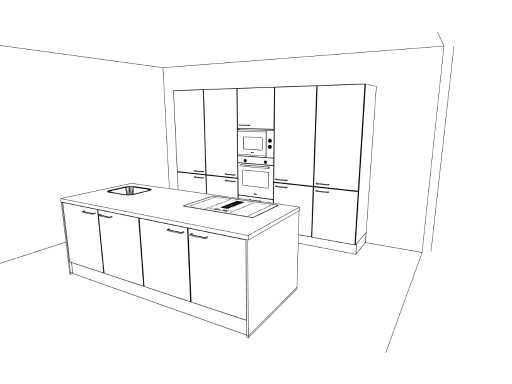 Häcker Concept130 Topsoft Parelgrijs mat Eiland - Häcker Keukens keukens | afbeelding 22 van 29