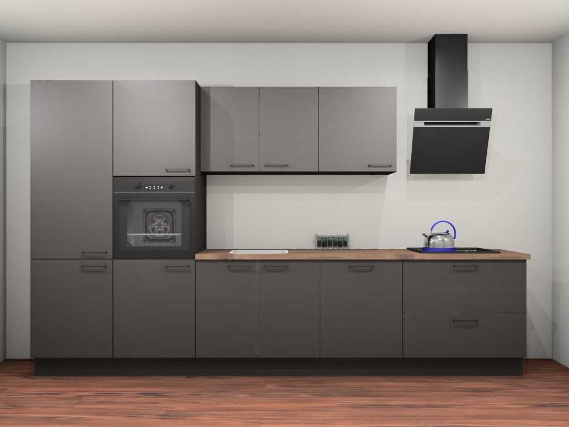 Häcker TopSoft grafiet mat Recht Keuken - Häcker Concept130 Keukens keukens uit voorraad leverbaar