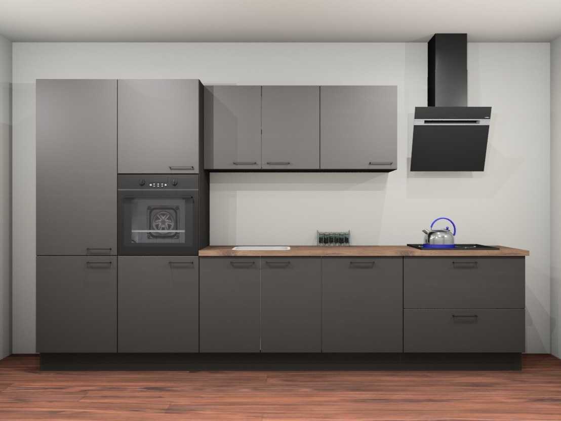 Häcker TopSoft grafiet mat Recht Keuken - Häcker Concept130 Keukens keukens | afbeelding 2 van 15