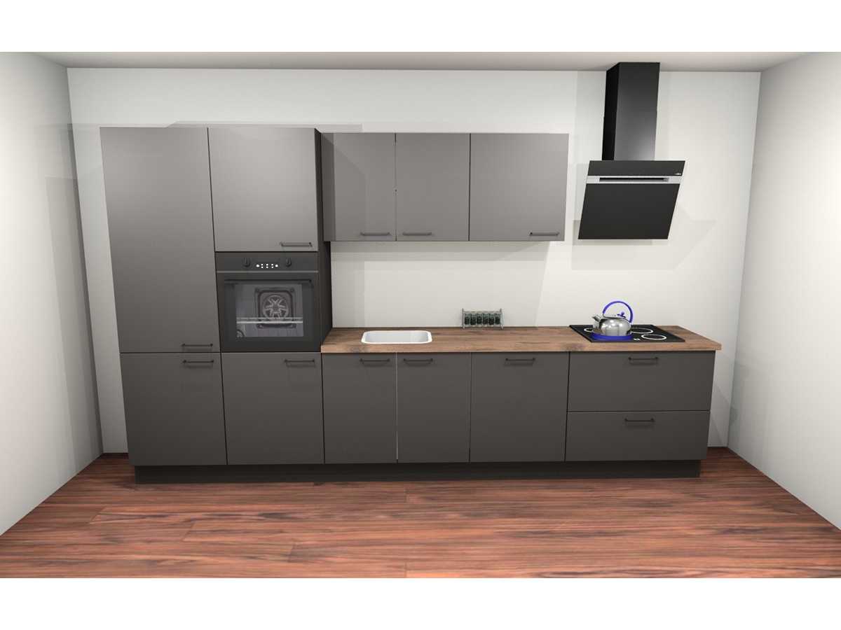 Häcker TopSoft grafiet mat Recht Keuken - Häcker Concept130 Keukens keukens | afbeelding 3 van 15